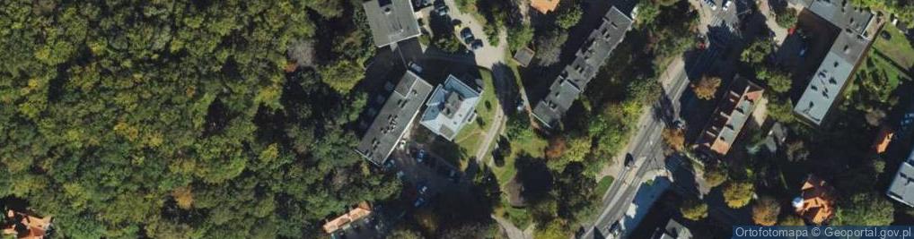 Zdjęcie satelitarne Jaśkowa Dolina ul.