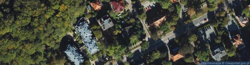 Zdjęcie satelitarne Jaśkowa Dolina ul.