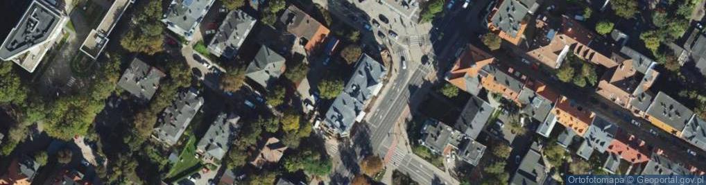 Zdjęcie satelitarne Jaśkowa Dolina ul.