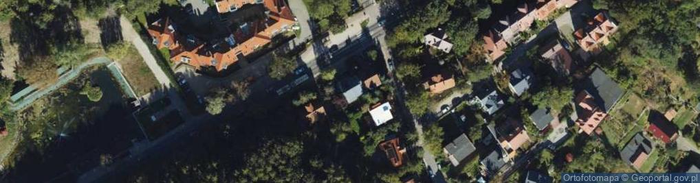 Zdjęcie satelitarne Jaśkowa Dolina ul.
