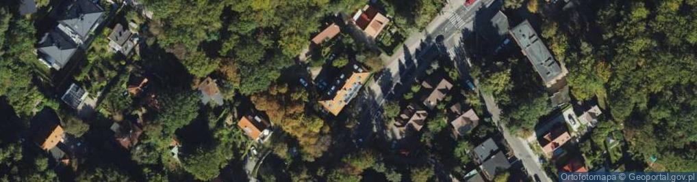 Zdjęcie satelitarne Jaśkowa Dolina ul.