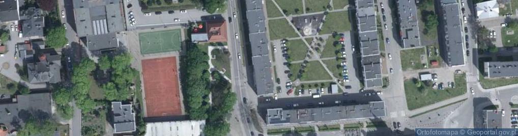 Zdjęcie satelitarne Jana Pawła II ul.