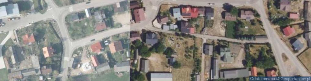 Zdjęcie satelitarne Jabłonka Kościelna ul.