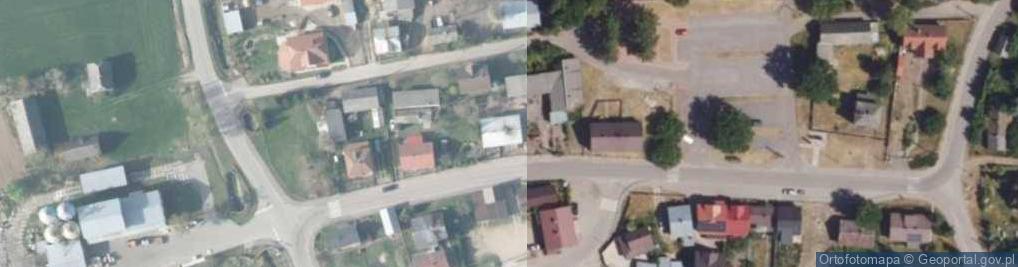 Zdjęcie satelitarne Jabłonka Kościelna ul.