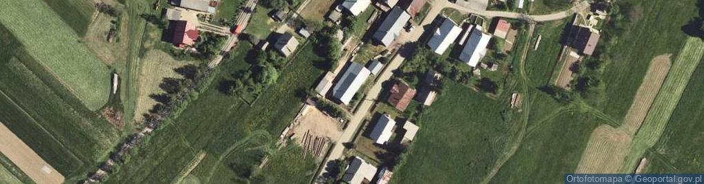 Zdjęcie satelitarne Jaśliska ul.