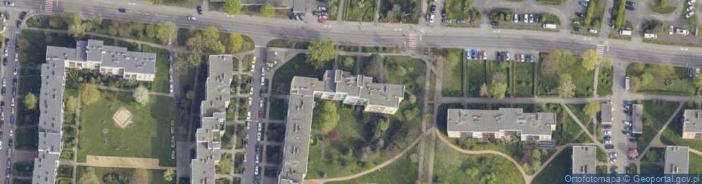 Zdjęcie satelitarne Jana Pawła II ul.