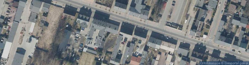 Zdjęcie satelitarne Jana Pawła II ul.