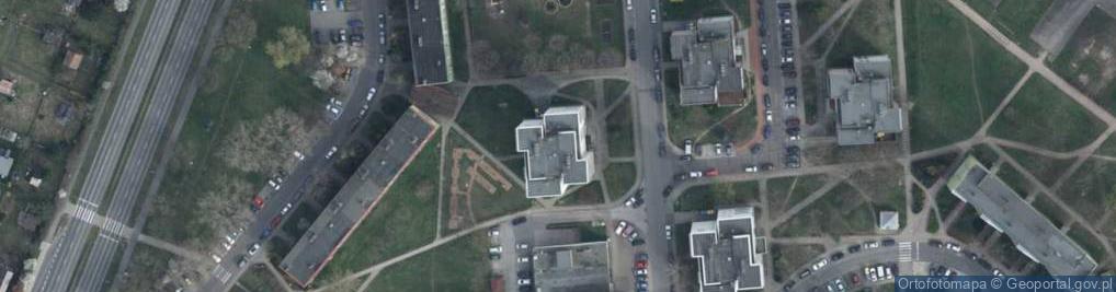 Zdjęcie satelitarne Jastrzębia ul.