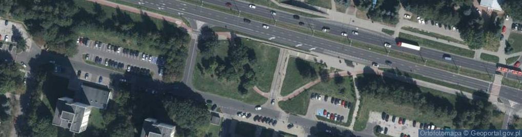 Zdjęcie satelitarne Jana Pawła II ul.