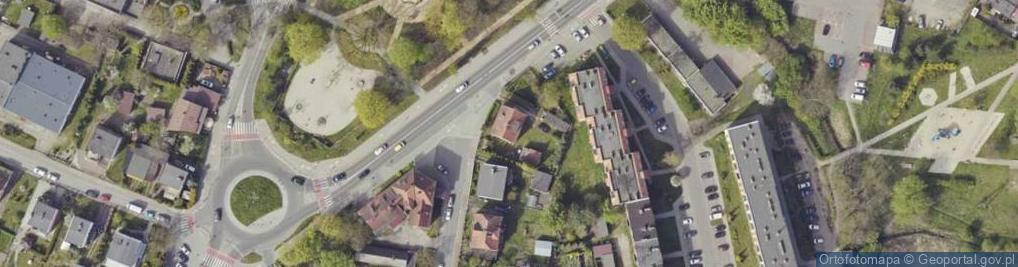 Zdjęcie satelitarne Jana Pawła II ul.