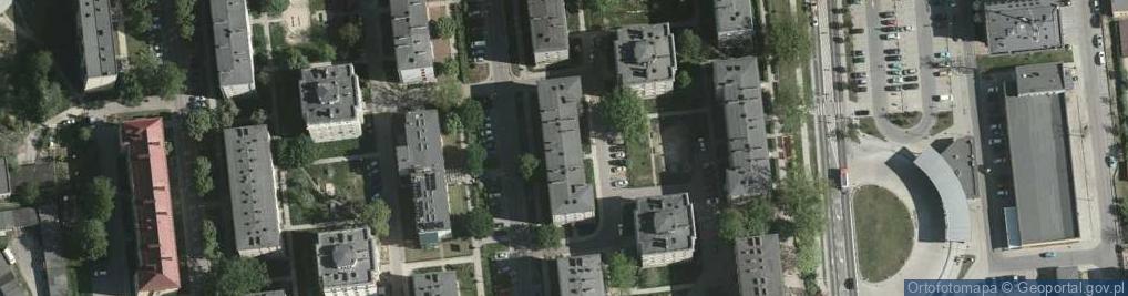 Zdjęcie satelitarne Jana Pawła II ul.