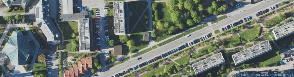 Zdjęcie satelitarne Jaworskiego Romualda, ks. ul.