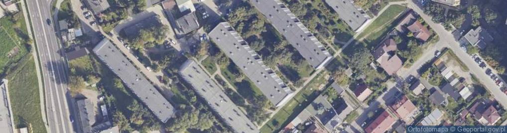 Zdjęcie satelitarne Jastrzębia ul.