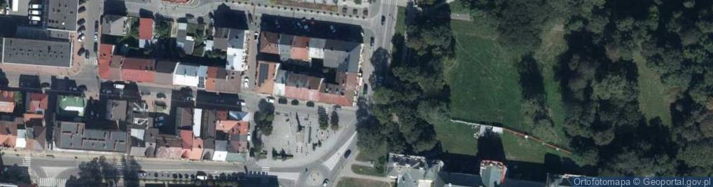 Zdjęcie satelitarne Jana Pawła II ul.