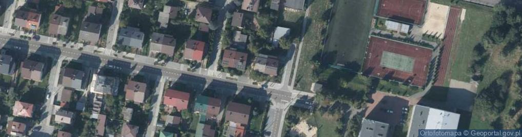 Zdjęcie satelitarne Jana Pawła II ul.