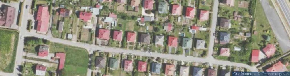 Zdjęcie satelitarne Jacentów ul.