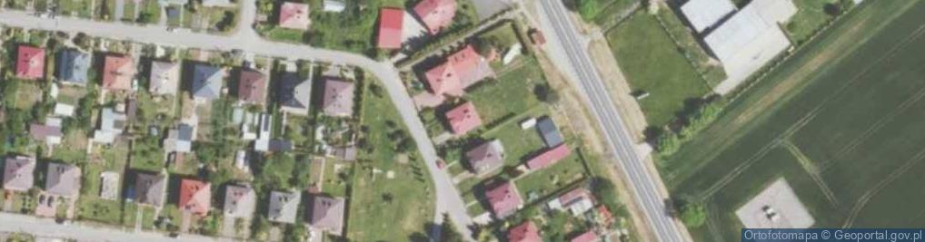 Zdjęcie satelitarne Jacentów ul.