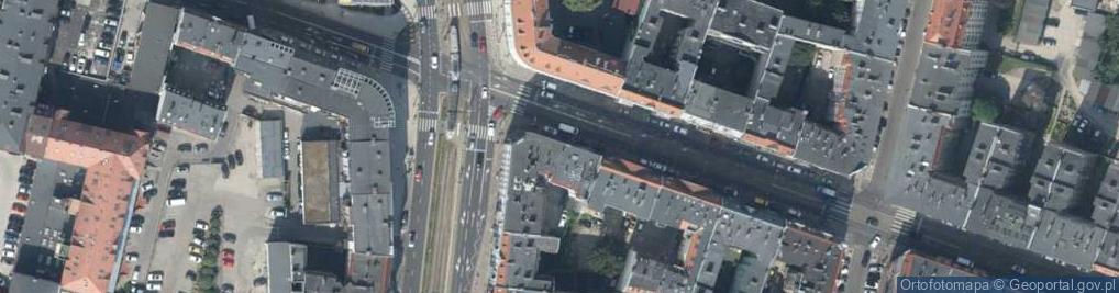 Zdjęcie satelitarne Jagiellońska ul.