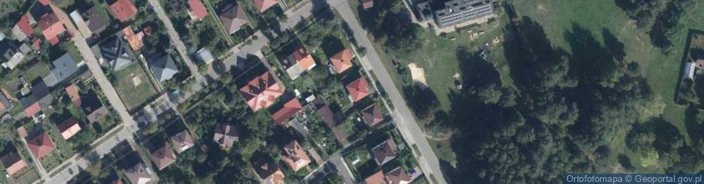 Zdjęcie satelitarne Jachymka-Wiktora Zenona ul.
