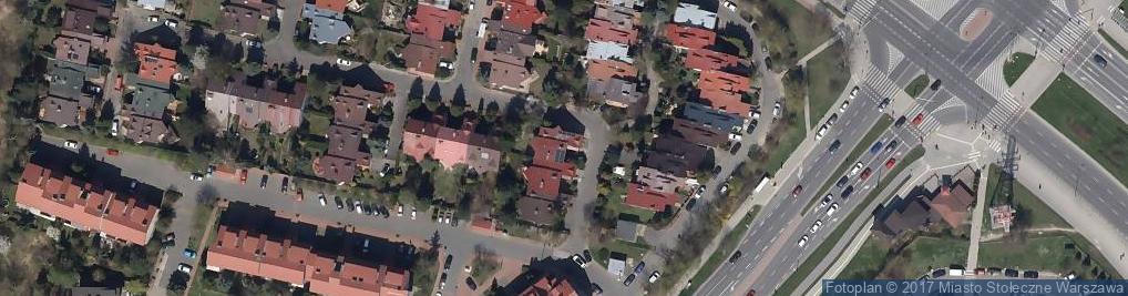 Zdjęcie satelitarne Jastrzębia ul.