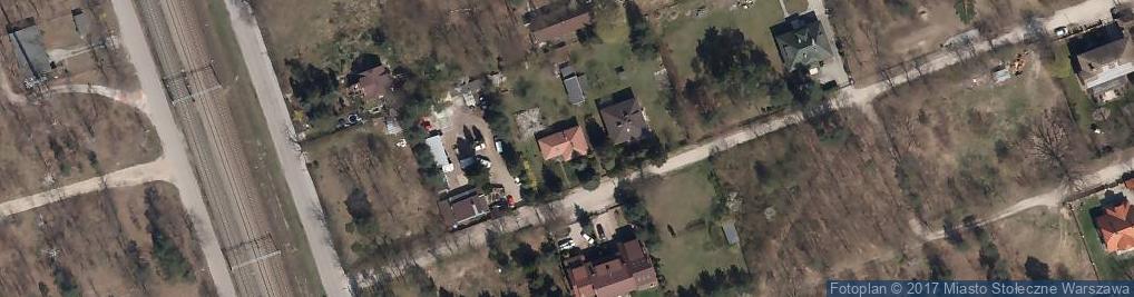 Zdjęcie satelitarne Jabłoni ul.