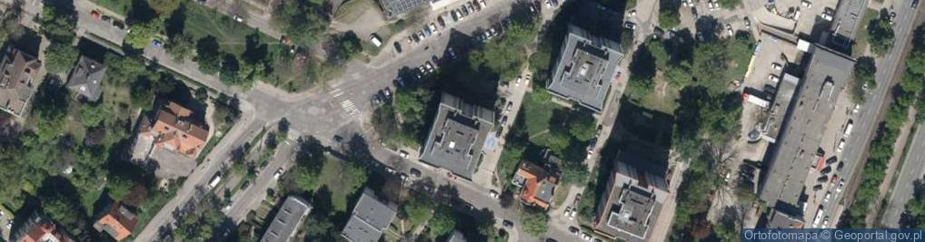 Zdjęcie satelitarne Jastrzębia ul.