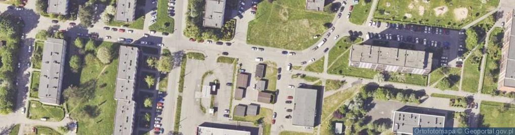 Zdjęcie satelitarne Janika Pawła, ks. ul.
