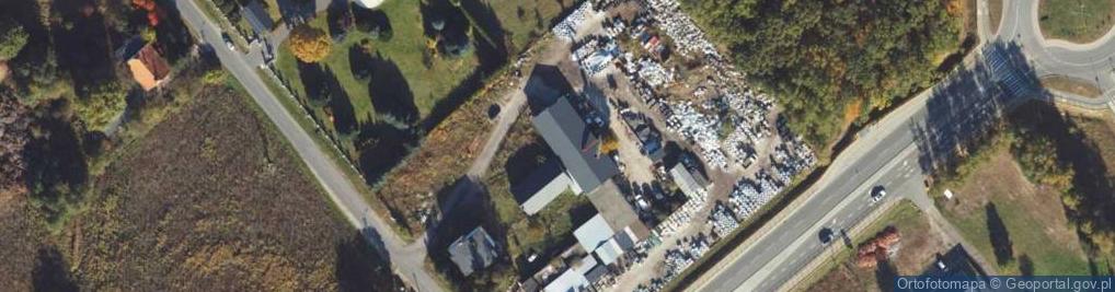 Zdjęcie satelitarne Jastrzębia ul.