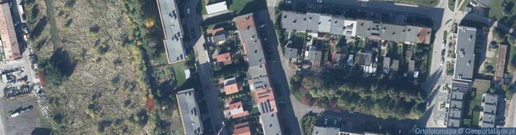 Zdjęcie satelitarne Jeździecka ul.