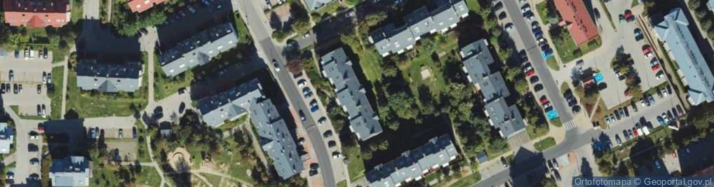 Zdjęcie satelitarne Jeleniogórska ul.