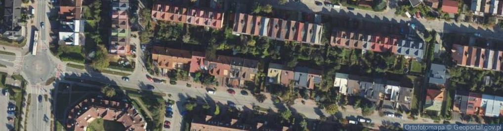 Zdjęcie satelitarne Jednorożca ul.