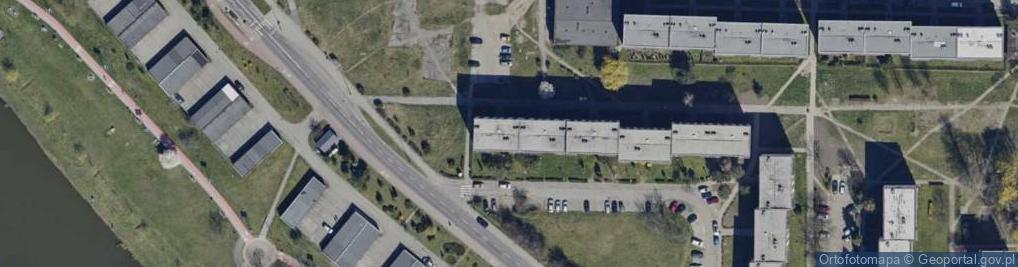 Zdjęcie satelitarne Jesienna ul.