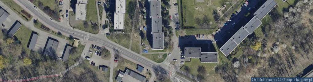 Zdjęcie satelitarne Jesienna ul.