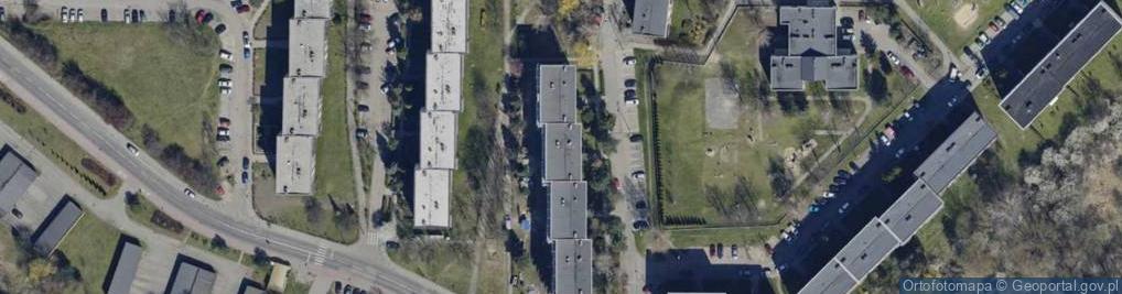 Zdjęcie satelitarne Jesienna ul.