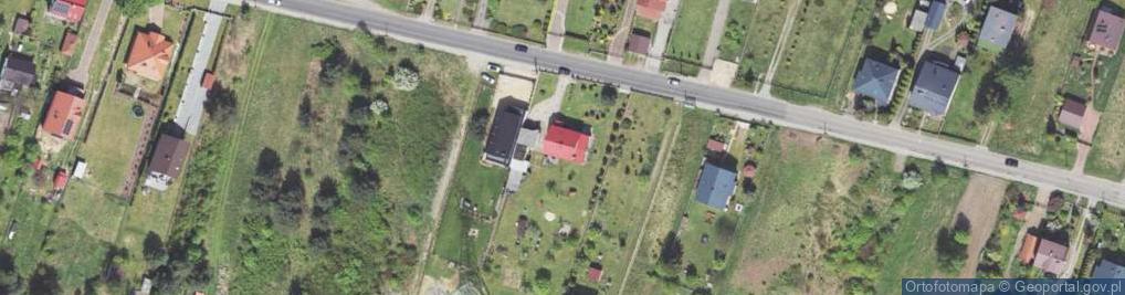 Zdjęcie satelitarne Jesienna ul.