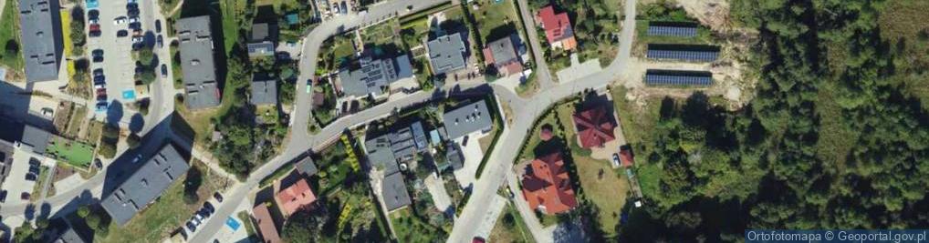 Zdjęcie satelitarne Jeziorna ul.