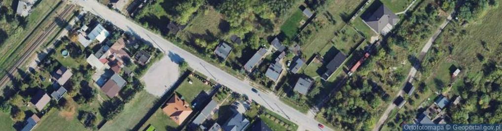 Zdjęcie satelitarne Jesienna ul.