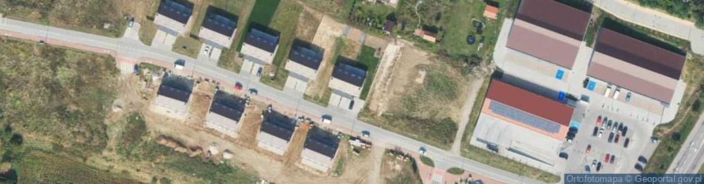 Zdjęcie satelitarne Jesienna ul.