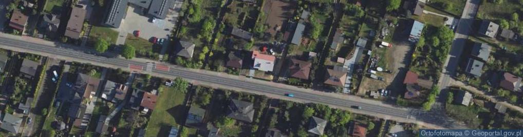 Zdjęcie satelitarne Jedwabna ul.