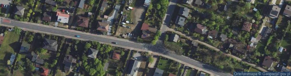 Zdjęcie satelitarne Jedwabna ul.