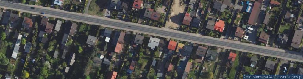 Zdjęcie satelitarne Jedwabna ul.