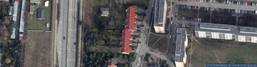 Zdjęcie satelitarne Jedności Narodowej ul.