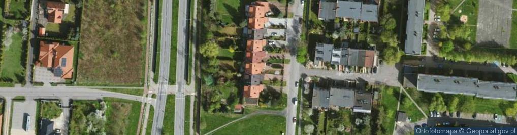 Zdjęcie satelitarne Jedności Narodowej ul.
