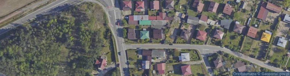 Zdjęcie satelitarne Jedności Narodowej ul.