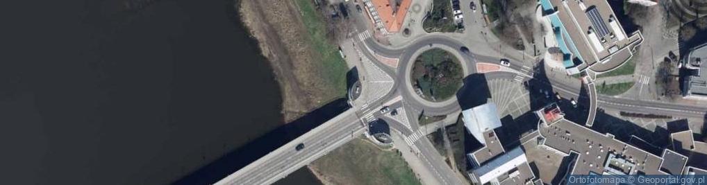 Zdjęcie satelitarne Jedności Robotniczej ul.