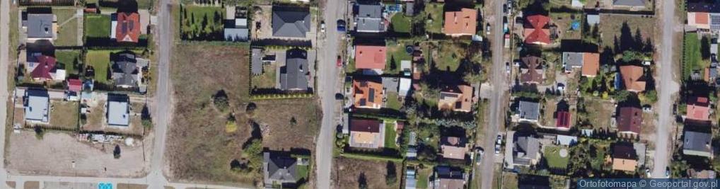 Zdjęcie satelitarne Jesienna ul.