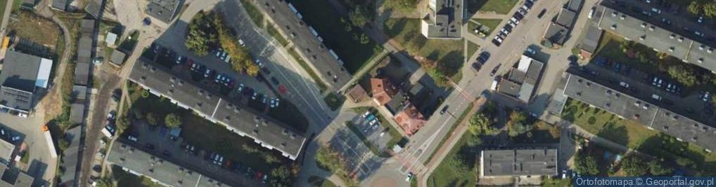 Zdjęcie satelitarne Jedności Narodu ul.
