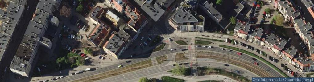 Zdjęcie satelitarne Jedności Narodowej ul.