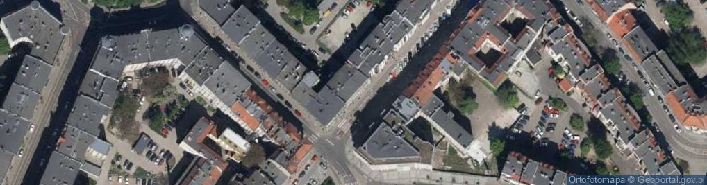 Zdjęcie satelitarne Jedności Narodowej ul.