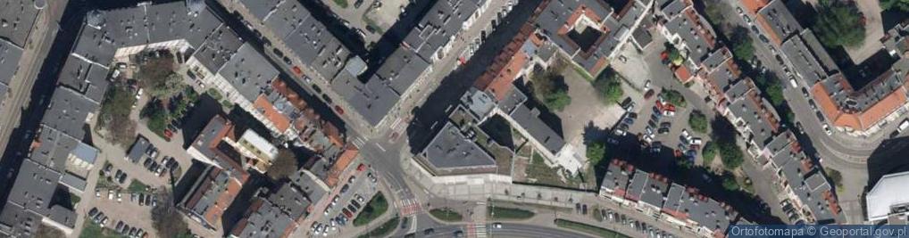 Zdjęcie satelitarne Jedności Narodowej ul.